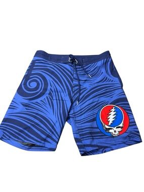 Section 119 Grateful Dead Hybrid Board Shorts Sz 32